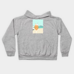 Spritz over Mount Vesuvius, Naples, Italy Kids Hoodie